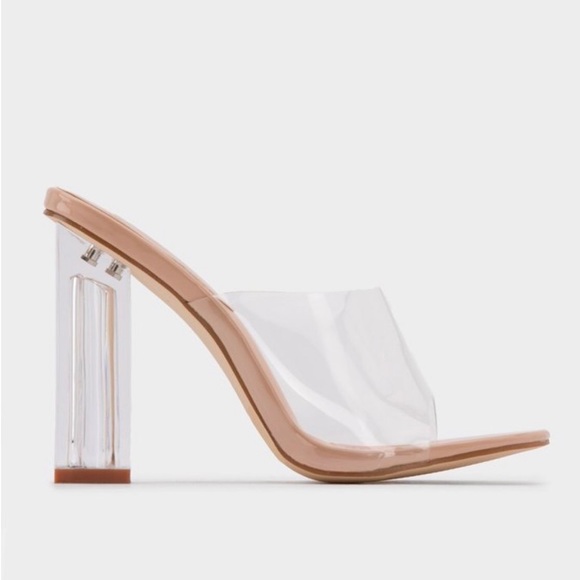 Shoes - New nude/transparent sandals women Size 10